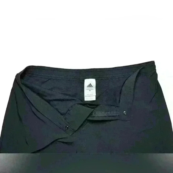 Adidas Women's Running Shorts Black Size M zipper button fly, built in brief - Picture 7 of 11